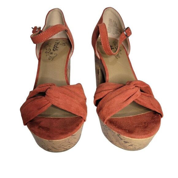 Mudd Platform Open Toe Twist Sandal's (Size 6.5M) - Picture 2 of 10